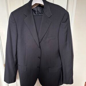 ALEXANDER MCQUEEN MEN'S NAVY SUIT